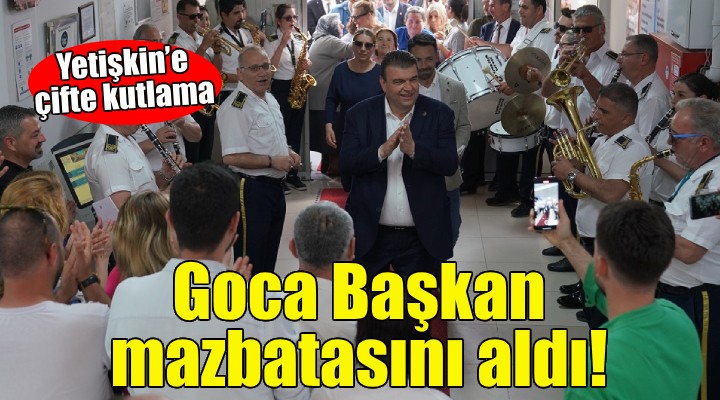 Goca Başkan mazbatasını aldı!