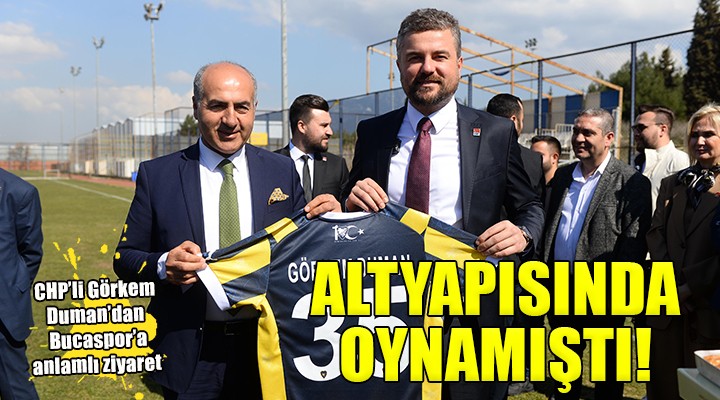 Görkem Duman’dan Bucaspor’a anlamlı ziyaret