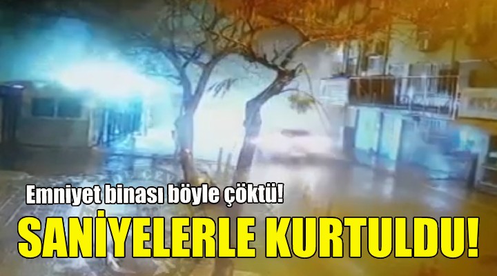 Görüntüler ortaya çıktı... Sürücü saniyelerle kurtuldu!