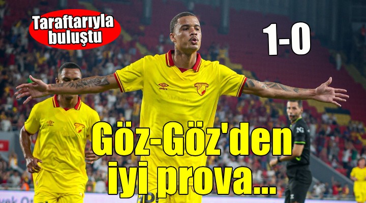 Göztepe Antalyaspor u tek golle geçti