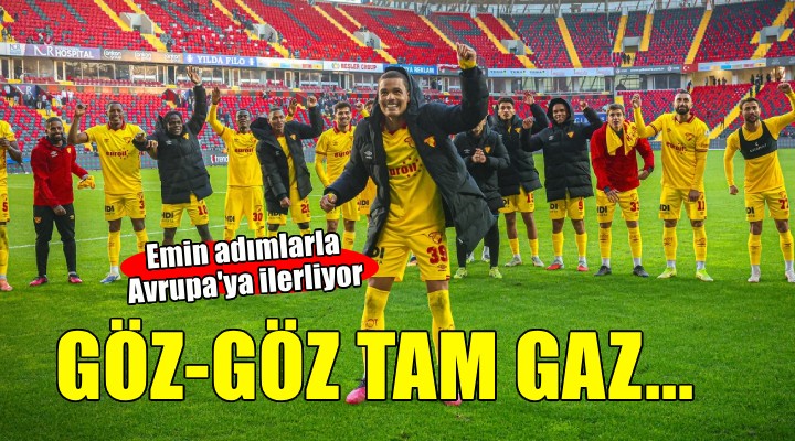 Göztepe Avrupa yolunda tam gaz