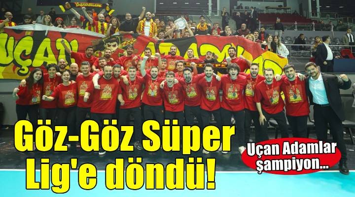 Göztepe Erkek Hentbol Takımı, Süper Lig'e yükseldi