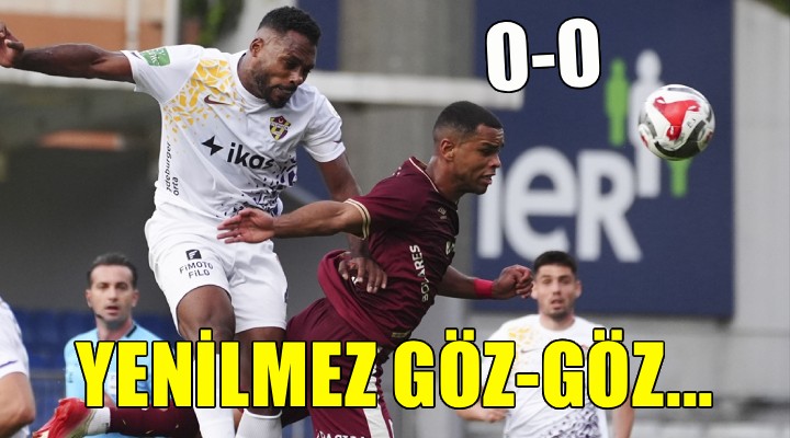 Göztepe Eyüp deplasmanından puan çıkardı
