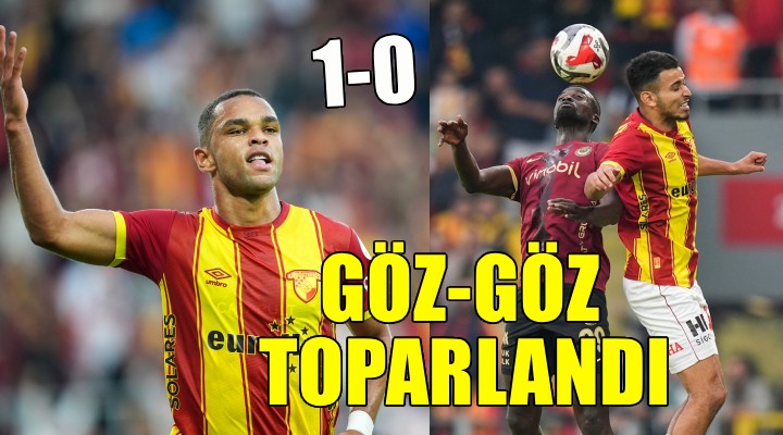 Göztepe Gençlerbirliği ni tek golle geçti