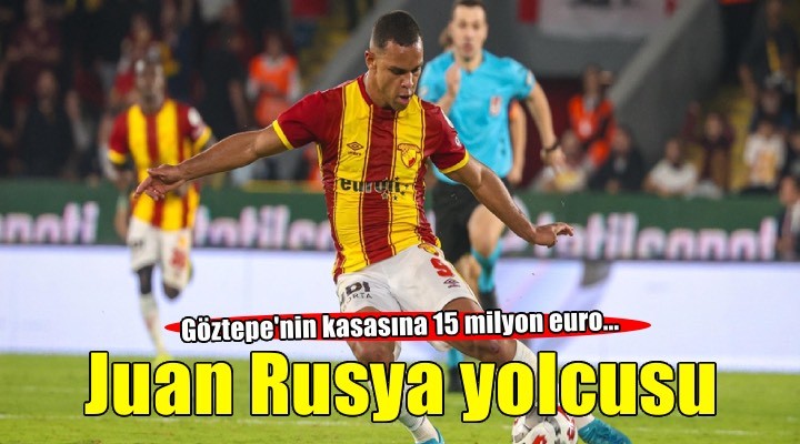 Göztepe, Juan'ı Rusya'ya uğurluyor