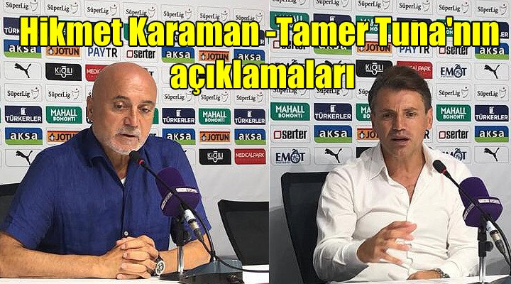 Göztepe - Kayserispor maçı sonrası görüşler