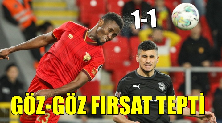 Göztepe Play-Off yolunda yara aldı