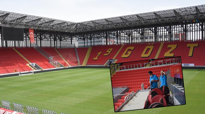 Göztepe Stadı, Trabzonspor maçına hazır