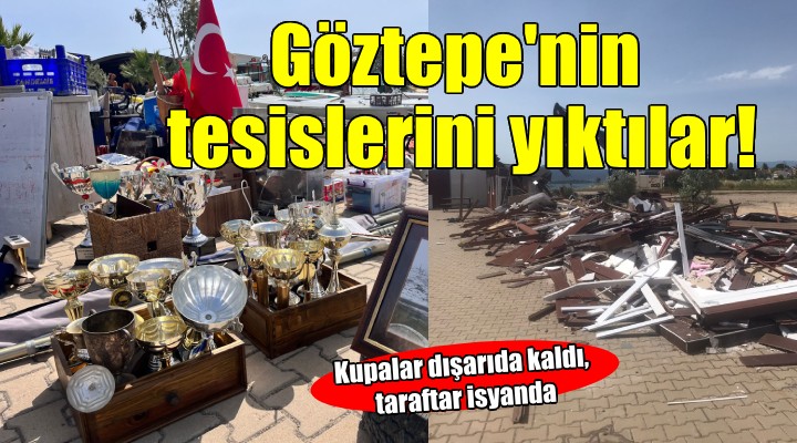 Göztepe Yelken Kulübü nü yıktılar!