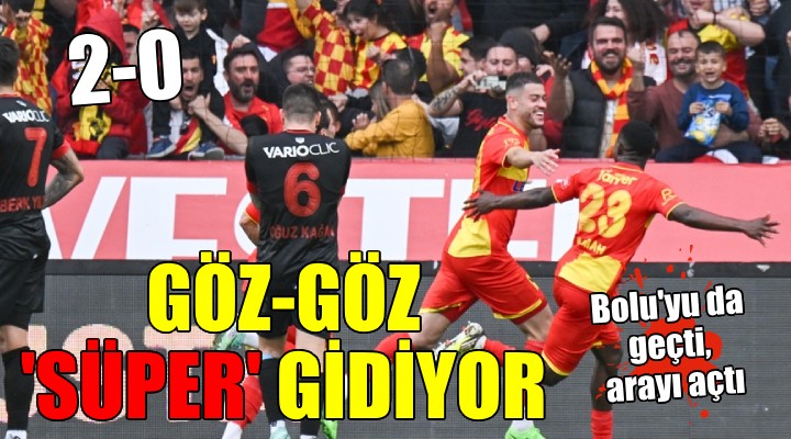 Göztepe adım adım Süper Lig e...