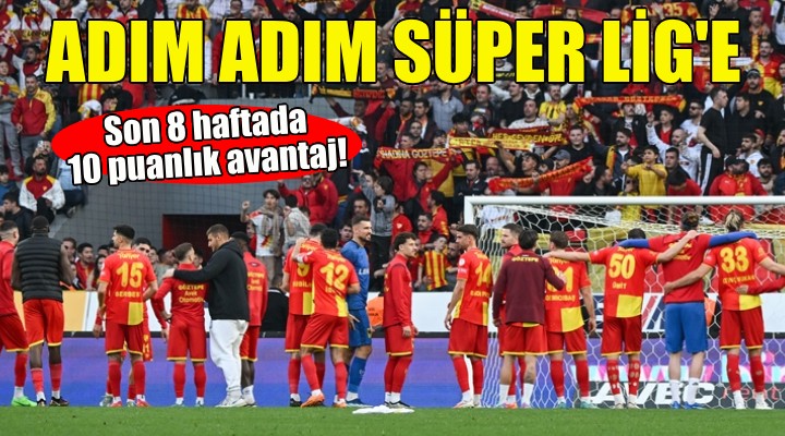 Göztepe adım, adım Süper Lig e!