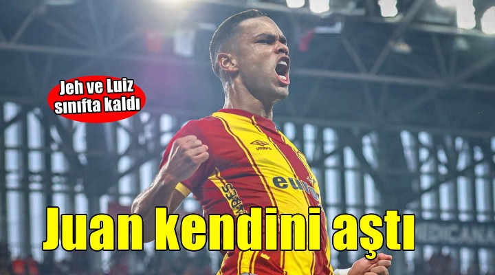 Göztepe de Juan kendini aştı, Jeh ve Luiz sınıfta kaldı