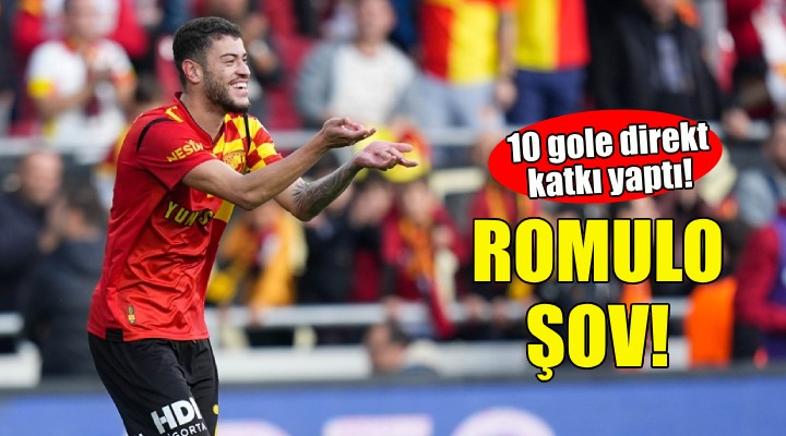 Göztepe de Romulo şov... 10 gole direkt katkı!