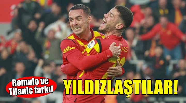 Göztepe de Romulo ve Tijanic yıldızlaştı!