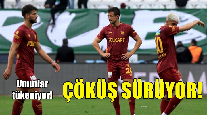 Göztepe de çöküş sürüyor!