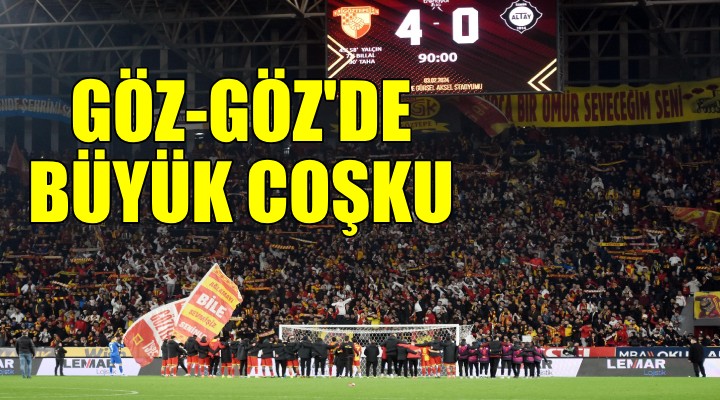 Göztepe de derbi coşkusu...