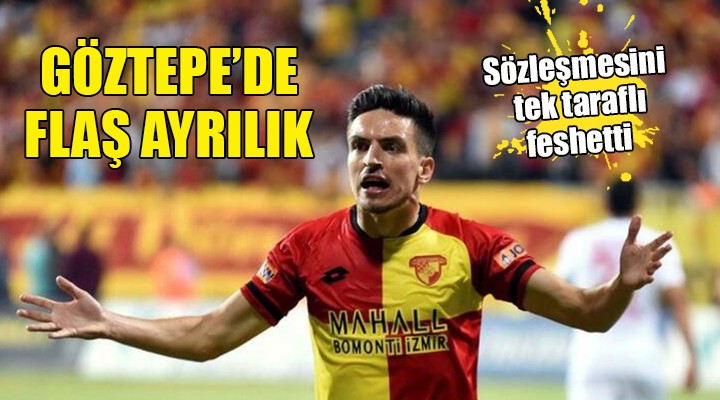 Göztepe de flaş ayrılık.. Tek taraflı feshetti