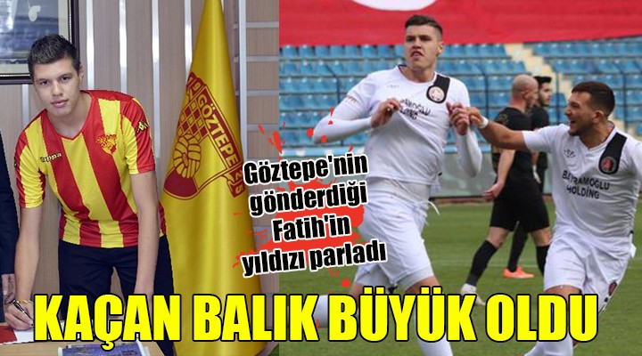 Göztepe de kaçan balık büyük oldu