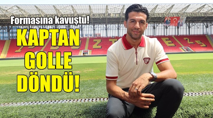 Göztepe de kaptan İsmail golle döndü!