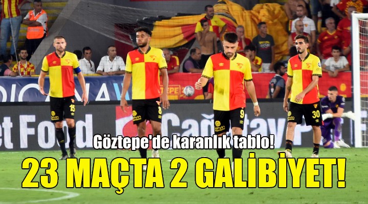 Göztepe de karanlık tablo!