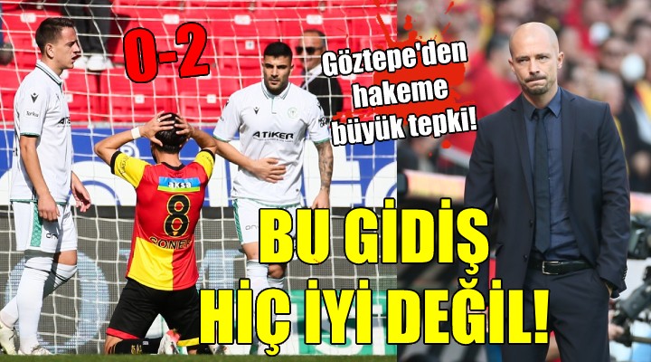 Göztepe de kötü gidiş sürüyor