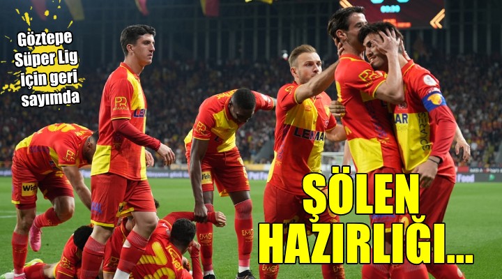 Göztepe de şölen hazırlığı...