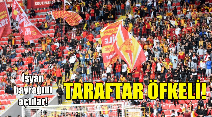 Göztepe de taraftar öfkeli!