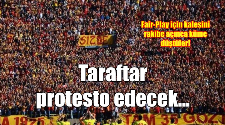 Göztepe de taraftar protestoya hazırlanıyor