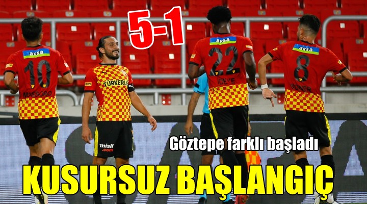 Göztepe den kusursuz başlangıç