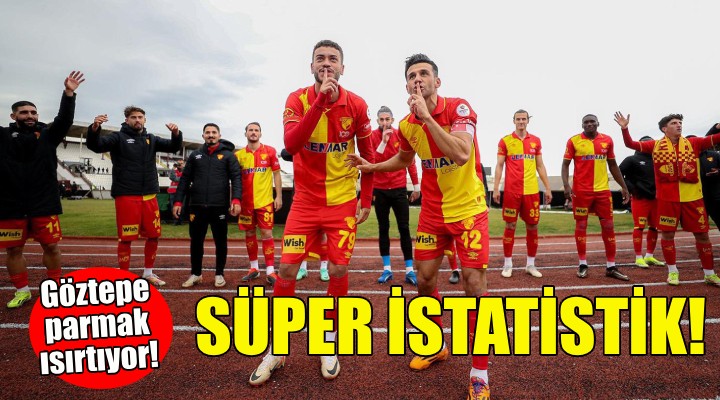 Göztepe den süper istatistik!