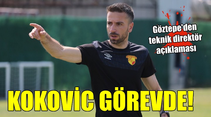 Göztepe den teknik direktör açıklaması...