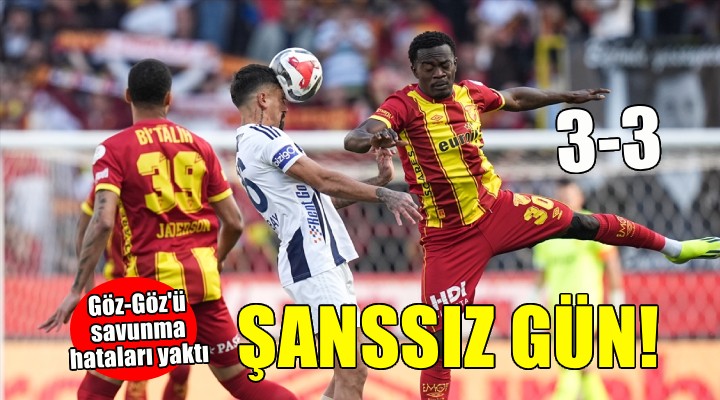 Göztepe evinde Kasımpaşa'ya takıldı