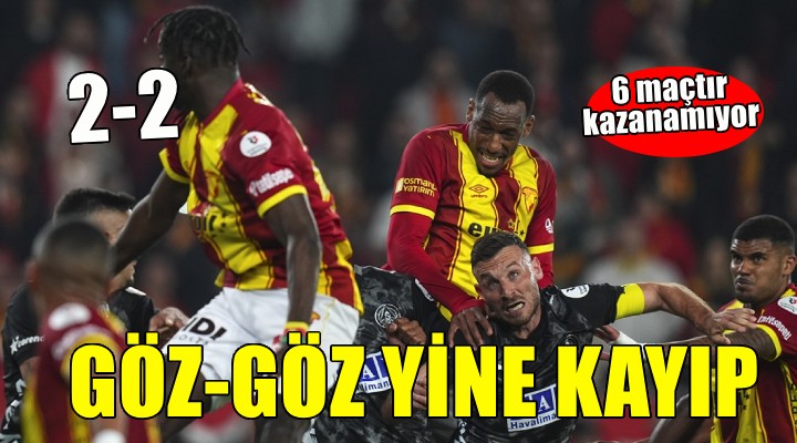 Göztepe galibiyete hasret