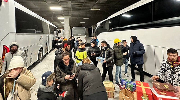 Göztepe hem çalışıyor hem yardıma koşuyor