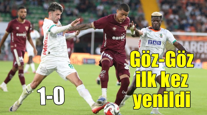 Göztepe ilk kez yenildi
