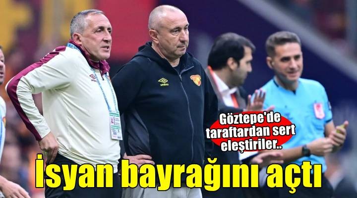 Göztepe isyan bayrağını açtı