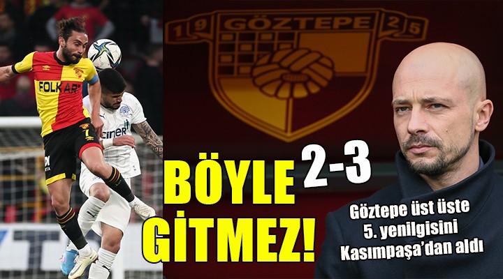 Göztepe kendini ateşe attı!