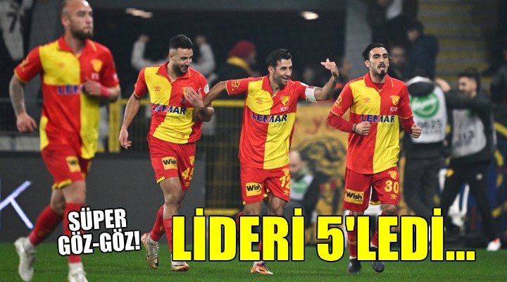 Göztepe lider Eyüp ü 5 golle geçti