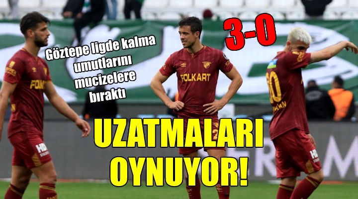 Göztepe umut tüketti