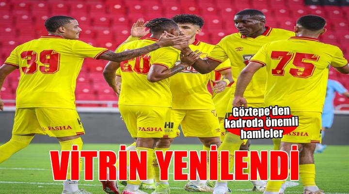 Göztepe vitrini yeniledi
