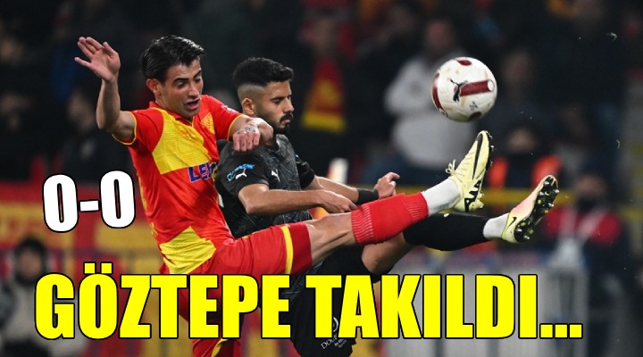 Göztepe ye Manisa FK çelmesi...