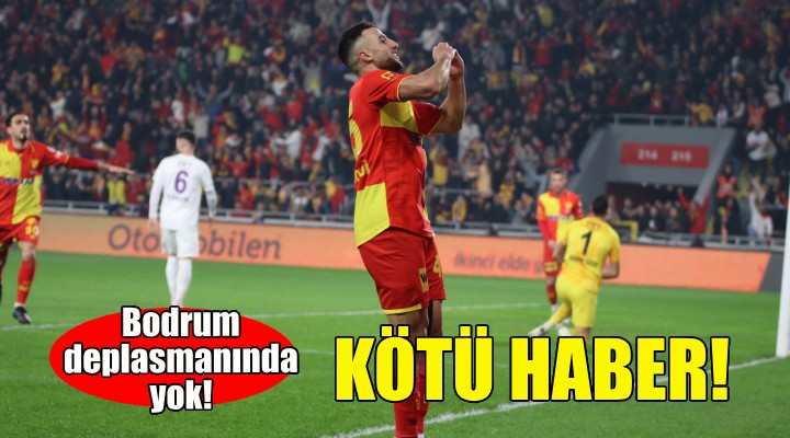 Göztepe’ye Messaoudi’den kötü haber!