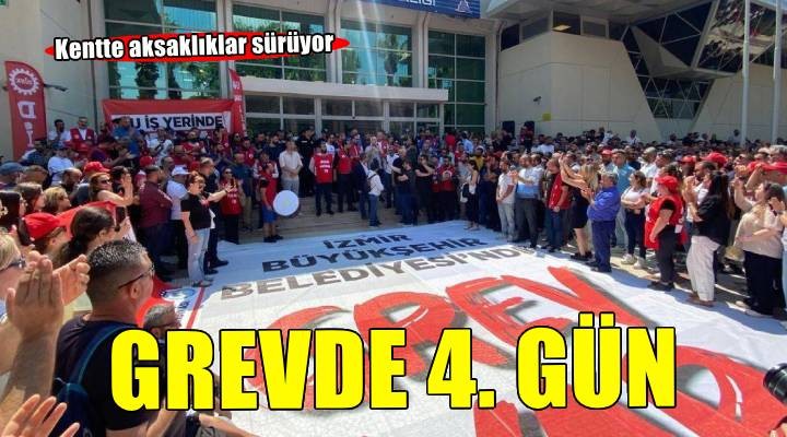 Grevde 4. gün: Toplu ulaşımda aksaklık sürüyor