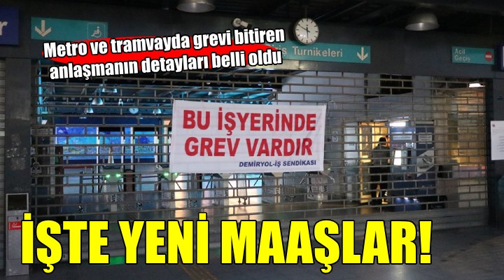 Grevi bitiren anlaşmanın detayları belli oldu!