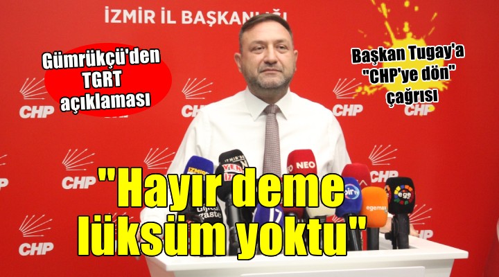 Gümrükçü den TGRT açıklaması...  Hayır deme lüksüm yoktu 