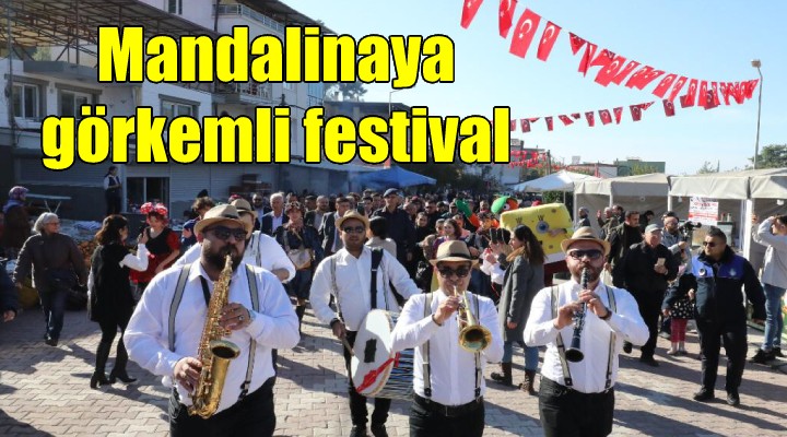 Gümüldür mandalinasına görkemli festival