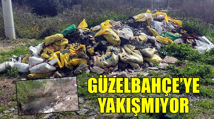 Güzelbahçe Çamlıçay Deresi Çöplüğe döndü