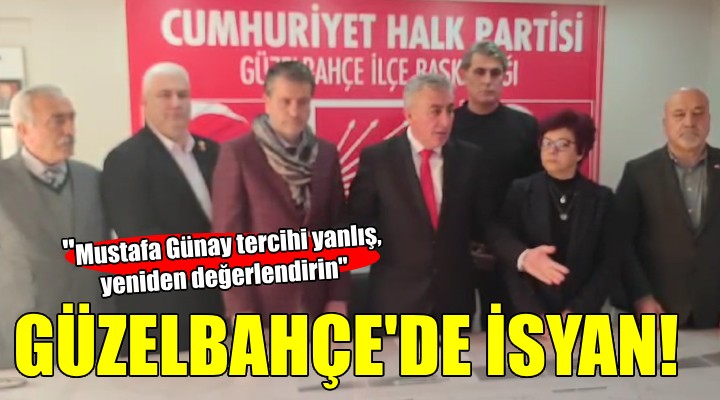 Güzelbahçe de  Mustafa Günay  isyanı...  BU KARAR YANLIŞ! 