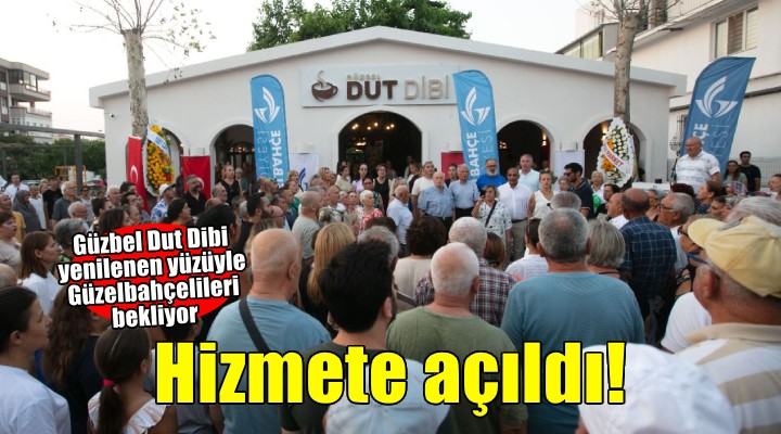 Güzelbahçe’de yeni bir sosyal yaşam alanı: Güzbel Dut Dibi hizmete açıldı
