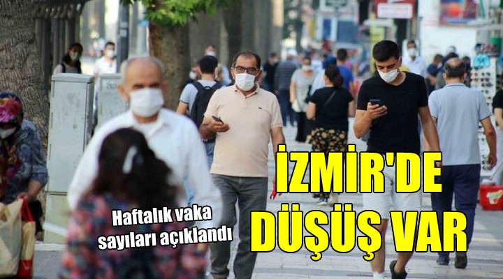 Haftalık vaka sayıları açıklandı... İZMİR DE DÜŞÜŞ VAR!